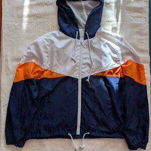 Angel Kiss Blue & Orange Vintage Windbreaker (medium)
